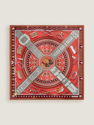 レッド - エルメスのカレ | レディス シルクカレ | Hermès - エルメス